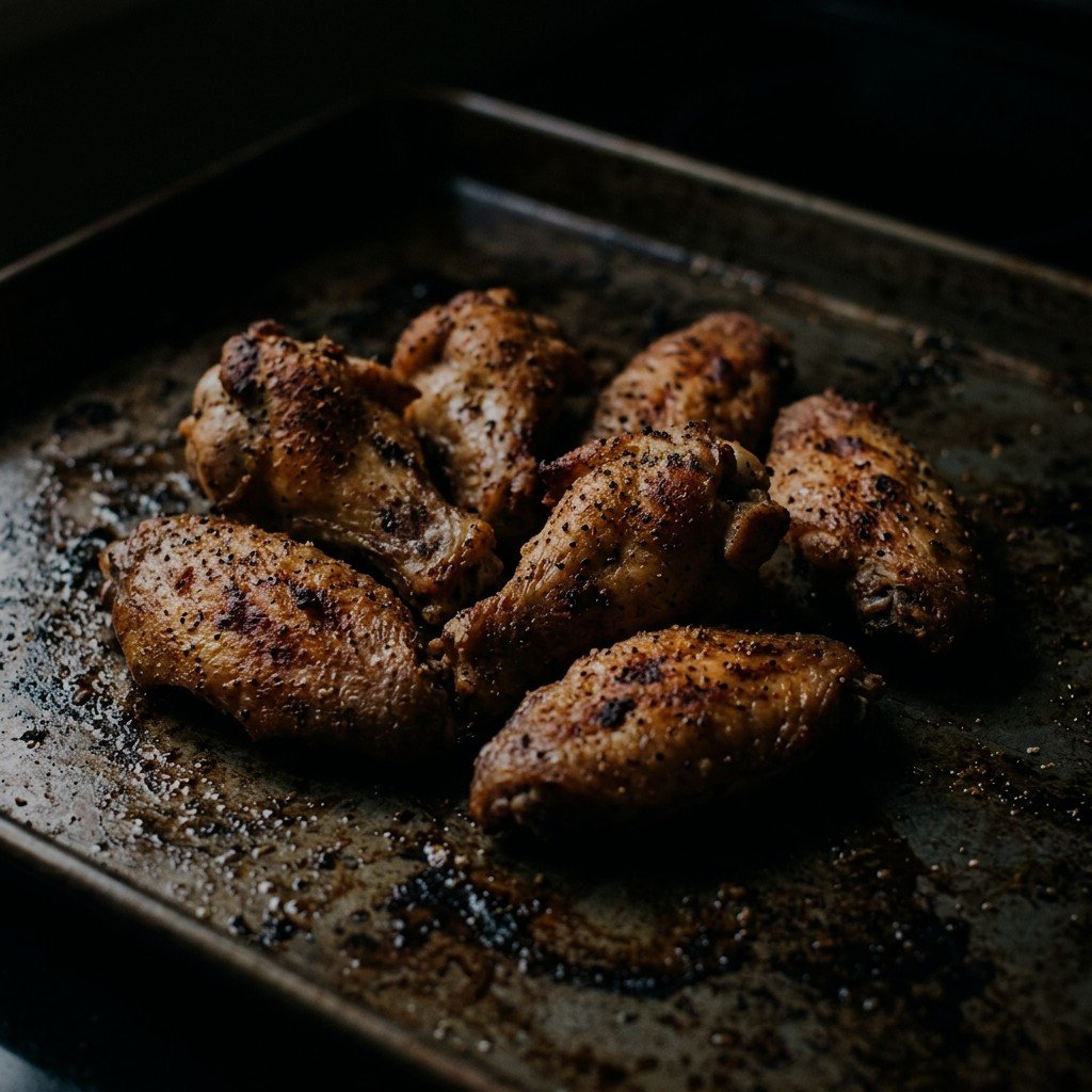 Crispy baked chicken wings