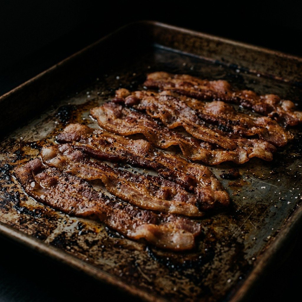 Oven bacon on a sheet pan