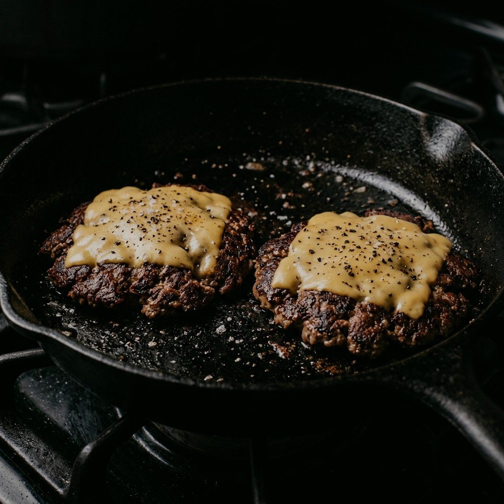 Smash burger patties, no bun